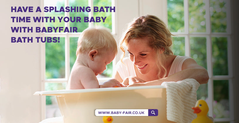 Have a Splashing Bath Time With Your Baby With Babyfair Bath Tubs!
